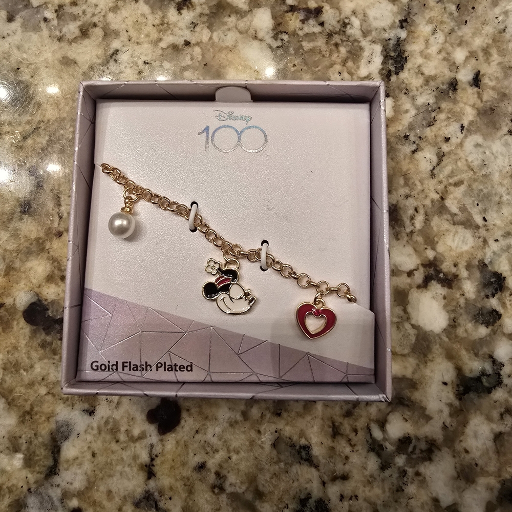 Disney 100 Minnie Charm Bracelet